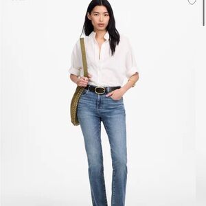 Madewell High Rise Stovepipe Jeans